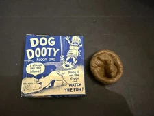 Vintage 1966 Novelty Dog Dooty Dog Poop Floor Gag with Box