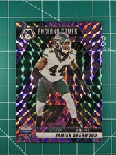 2025 Mosaic - International Games Jamien Sherwood  Reactive Purple Mosaic Prizm