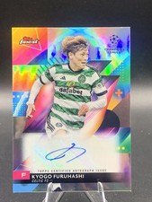 2023-24 Finest UEFA Club Competitions #A-KF Kyogo Furuhashi Base Autographs