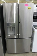 GE Profile PYD22KYNFS 36" Stainless CD French Door Refrigerator NOB #154055 BP
