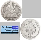 1883 Silver US Philadelphia Mint Seated Liberty Dime🪙Type 4🪙