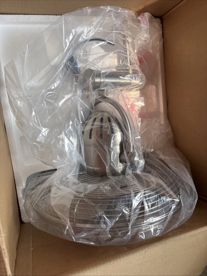 NIB Craftmade Bellows IV 14" 3 Blade Wall Mounted  Oscillating Fan SRP $378.00 - Image 2 of 4