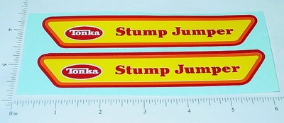 Pair Tonka Stump Jumper 4WD Vehicle Sticker Set TK-195
