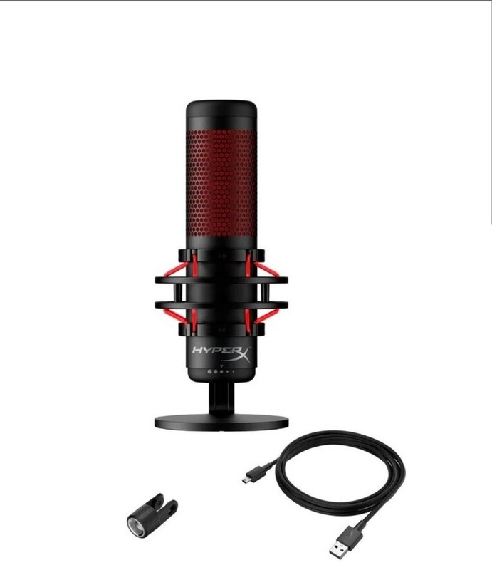 Lightly Used! HyperX - USB Microphone (red) only used once.