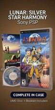 Lunar Silver Star Harmony Sony PSP XSEED RPG Complete w/ Manual CIB
