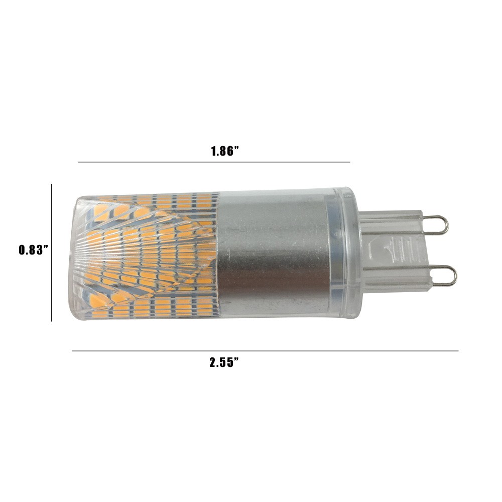 BulbAmerica 5W G9 Base 580Lm 120V 2700K Non-Flicker LED