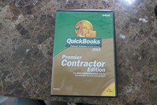 Intuit Quickbooks 2004 Premier Contractor Edition Upgrade Only EUC w/Key Code