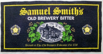 Vintage Cloth Bar Felt Runner Beer Mat Samuel Smith's Old Brewery Bitter Beer