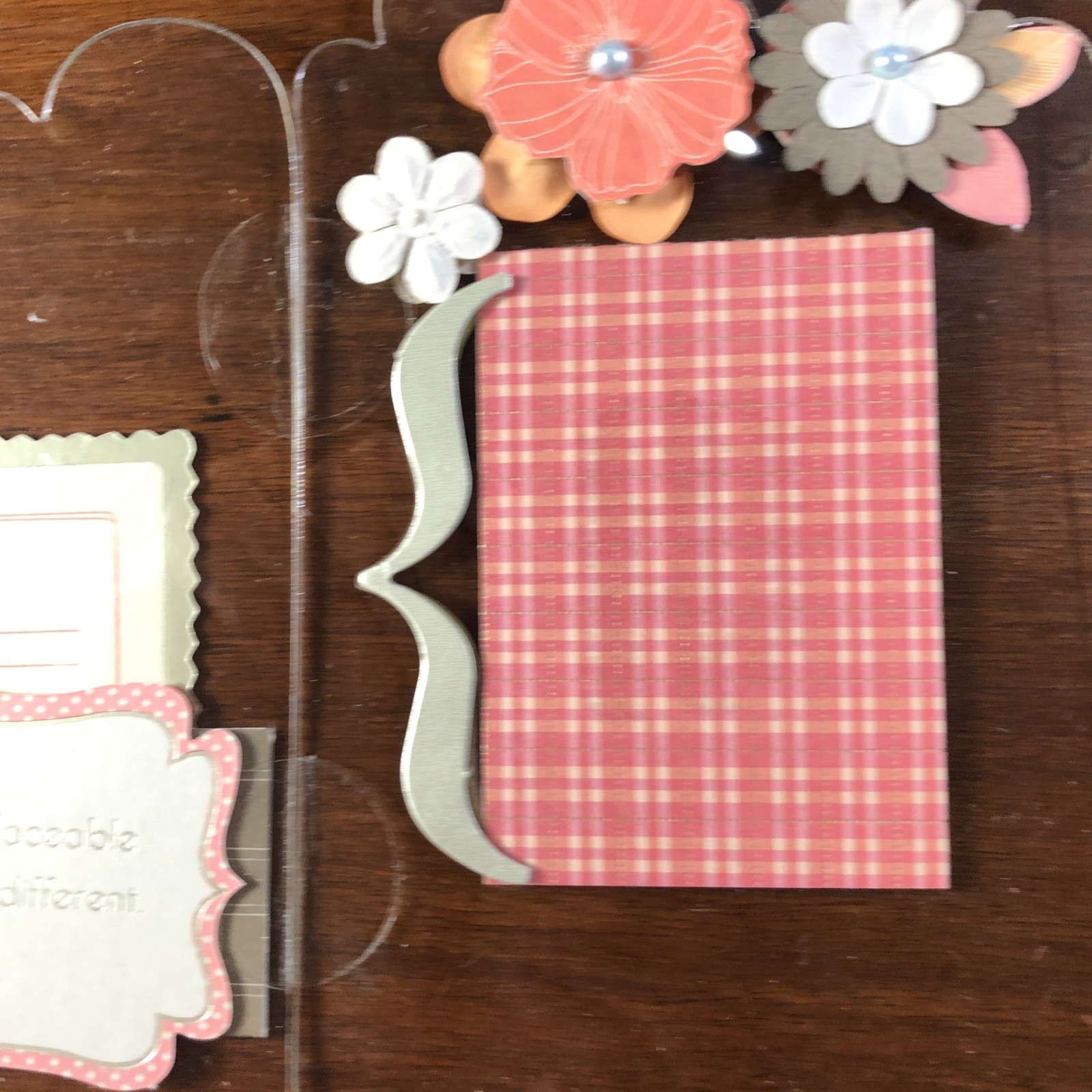 SEI Scrapbook Acrylic Album And Layout Kits