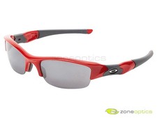 Oakley Flak Jacket Sunglasses 03-906J Infrared/Black Iridium Asian