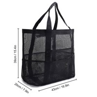Strandtaschen Mesh Oxford Cloth Oversized Storage Tote Bags FüR Beach Picnic Do