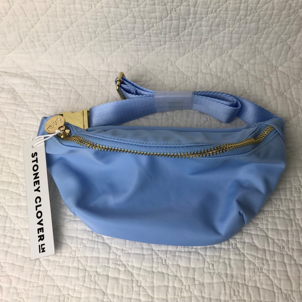 Stoney Clover Lane Classic Fanny Pack Periwinkle Longer Strap One