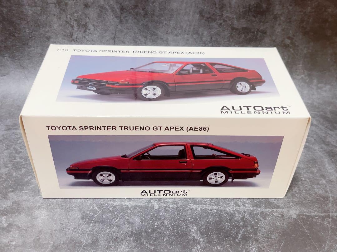 Auto Art 1/18 Toyota Sprinter Treno GT Apex AE86 Diecast
