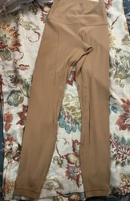 Lululemon Align  leggings in a neutral tan color size 2