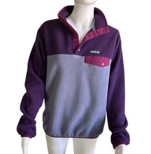 Patagonia Synchilla Snap-T Fleece Pullover Womens S Purple Lavender 25455