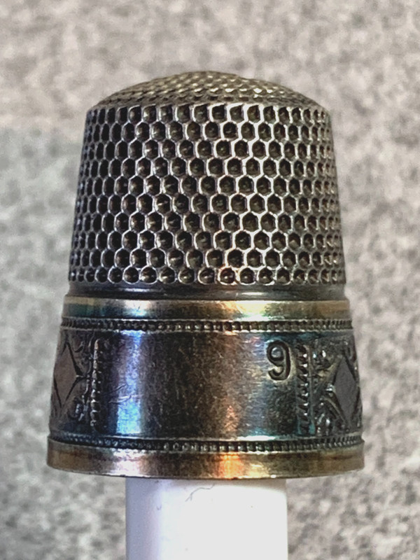Antique Sterling Silver Thimble 4.8g see pics I combine ship
