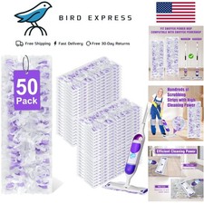 Disposable Mopping Pads Refills for Swiffer Powermop Power Mop MultiSurface 50Pk