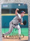 Greg Maddux Autographed 1998 Fleer Tradition #21 Baseball Card Baseball Card — photo 1