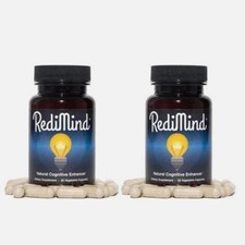 2 Bundles RediMind Cognitive Enhancer 30 Caps Memory Organic Focus Brain Health