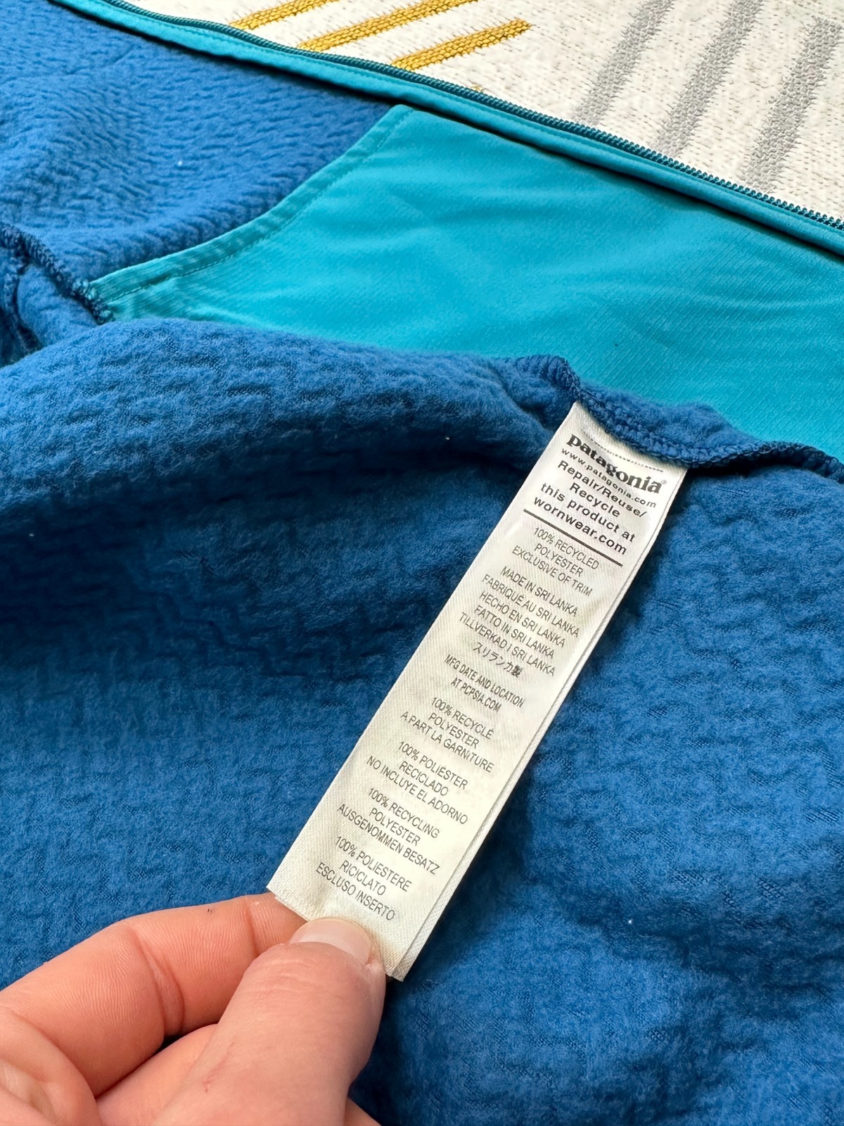 Women’s Patagonia R2 TechFace Hoody Jacket Size XS S Blue (RRP £180) image 7