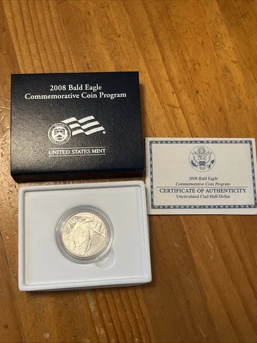 Photo of a 2008-S Bald Eagle Commemorative from an eBay listing that sold on Jul 13, 2026