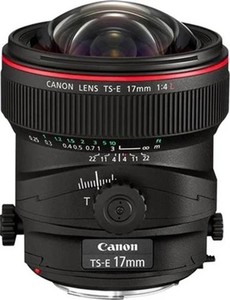 Canon TS-E 17mm f4 L Tilt Shift Photography Camera Lens
