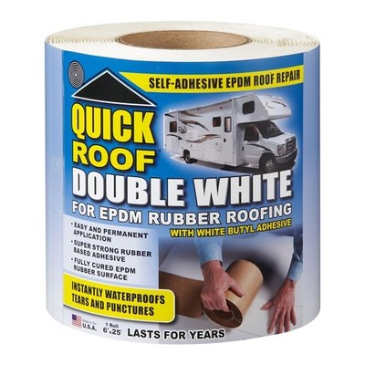 American Motorhome RV Rubber Roof Repair, 6" x 25ft Roll wrqr625