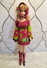 Mod Groovy 1960s OOAK Outfit for 11" Fashion Doll  Barbie Clone--No doll