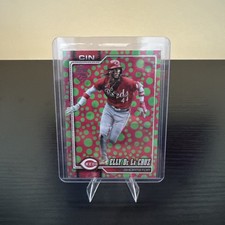 Elly De La Cruz 2026 Topps S1 Holiday Polka dots SP #150 Cincinatti Reds