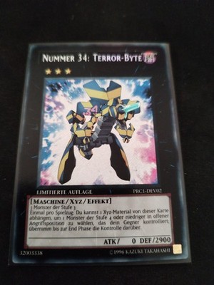 YU-GI-OH Nummer 34 Terror Byte Secret Rare PRC1-DEV02 deutsch Near Mint 