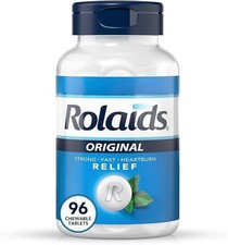 Rolaids Extra Strength Antacid, 96 Chewable Tablets, Mint Flavor, Extra Strength