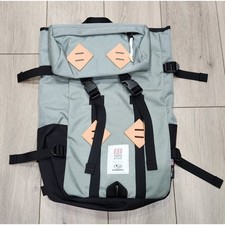 Topo Designs Subaru Collab Rolltop Backpack Gray Outdoor Adventure Travel Work