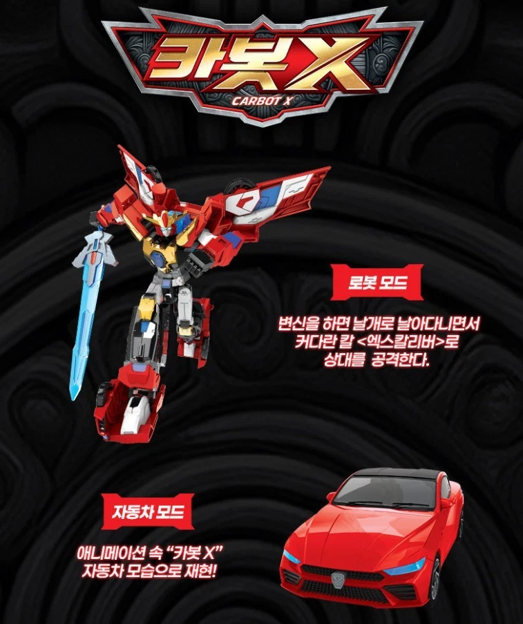 Hello Carbot The Braves CARBOT X  Transformer Robot Car figure Cube Pack 2025 - Image 3 of 4