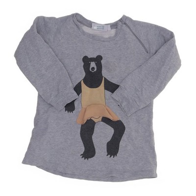 Mini Rodini, Sweatshirt, Größe: 92/98, Grau/Schwarz, Baumwolle/Elasthan #9cp