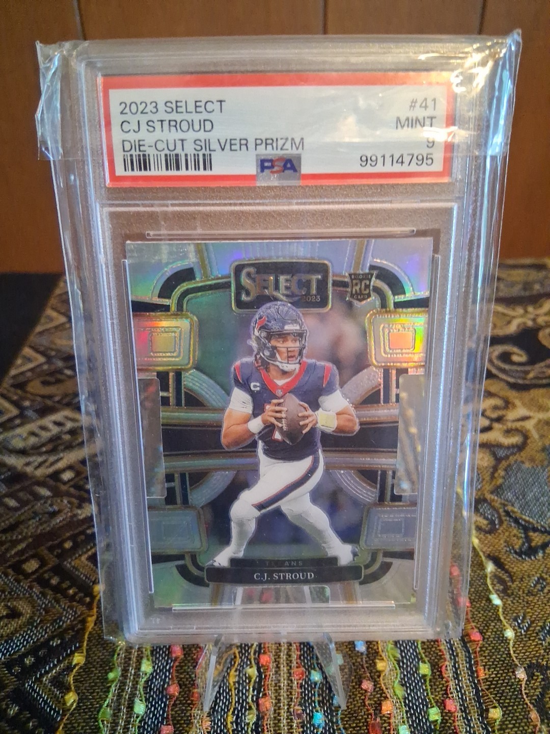 2023 Panini Select - Concourse C.J. Stroud #41 Silver Prizm (RC) PSA 9