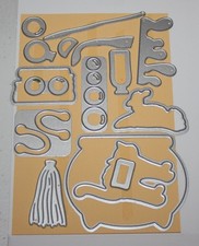 Stampin Up Retired POTIONS SPELLS Dies Great Condition