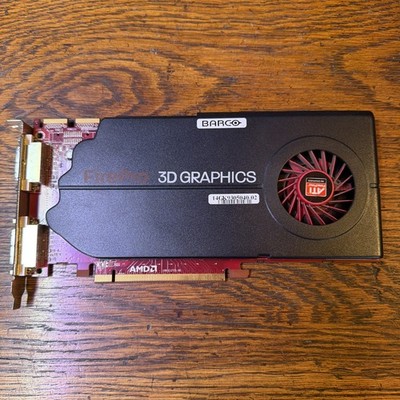Barco AMD FirePro MXRT-5450 1GB 2x DVI High Profile GPU 102C1270202 UNTESTED