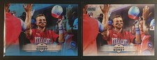 2025 Topps Stadium Club Connor Norby Miami Marlins Lot of 2 Light Blue and Base