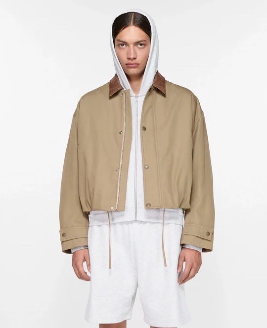 ACNE Studios TWILL JACKET $1,100 Khaki Beige Size 48 | eBay