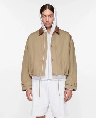 ACNE Studios TWILL JACKET $1,100 Khaki beige Size 48