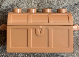 LEGO 4738ac01 Medium Nougat Container, Treasure Chest W/ Slots in Back