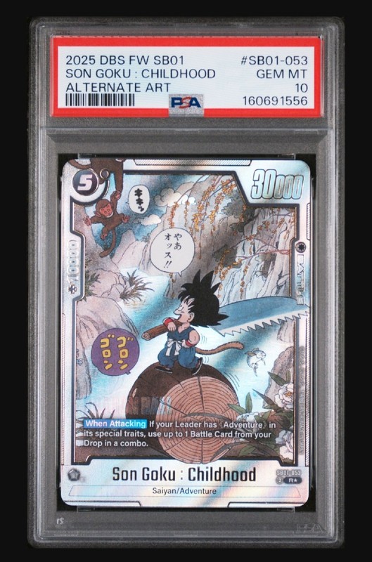 2025 Dragon Ball Super Son Goku: Childhood SB01-053 Alt Art Foil PSA 10
