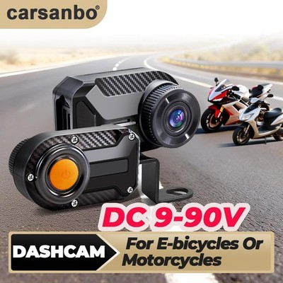 Motorcycle Dashcam 2K Camera HD Video IP67 Waterproof Mobile App Wi-Fi Export 