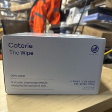Coterie Baby Wipes SEALED 4 Packs of 56 Wipes Total of 224 Wipes