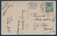 LETONIA: 1928 Postal de VECMUIZA; Pequeño pueblo con franqueo de Vecmuiza debido