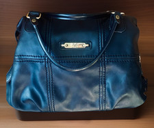 Versus Versace Black Leather Hobo Bag – Medium, Gold Hardware