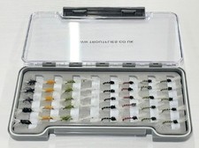 40 Barbless Thorax Buzzer and Shipman Buzzer, Box Set, Mixed Sizes, TroutfliesUK