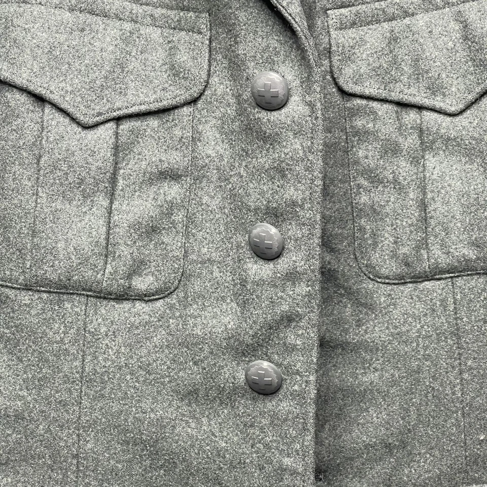 Vintage Swiss Army Military Jacket Wool Blend Mens - Image 2 of 4