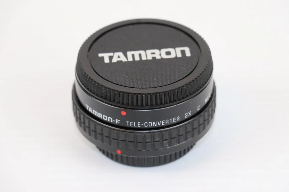 Teleconvertidor Tamron-F 2X MC4 para cámara Canon FD AE1 hecho en Japón con estuche Foto 2 de 4