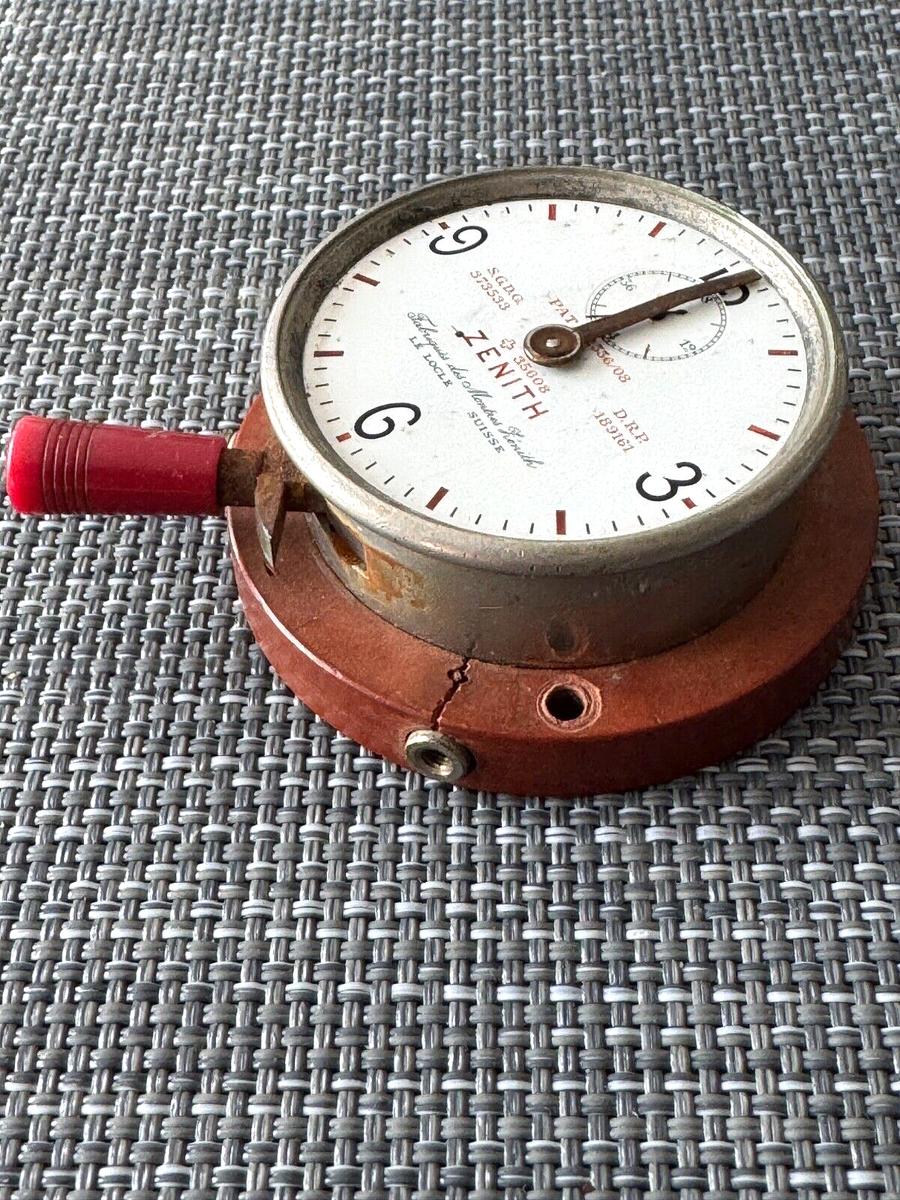 Ancien Compteur De Téléphone Zenith Le Locle - Suisse, Ne Fonctionne Pas, Objet Vintage